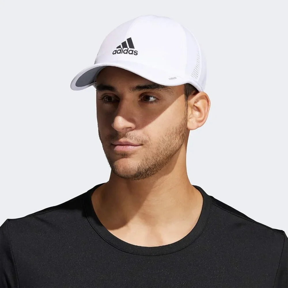 Men's White/black Four Super Lite Hat Running Cap